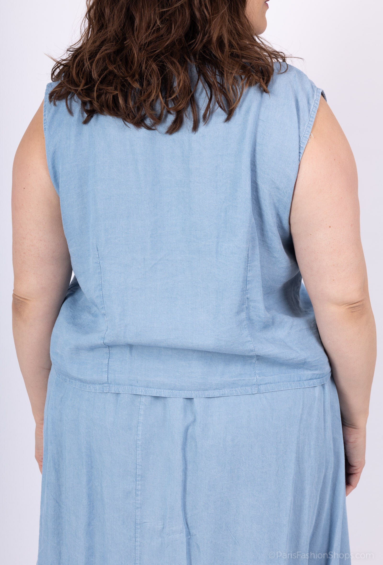 Plus Size Téncel T40 Kortärmad Topp