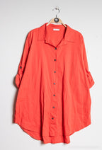Plus Size Cotton poplin shirt