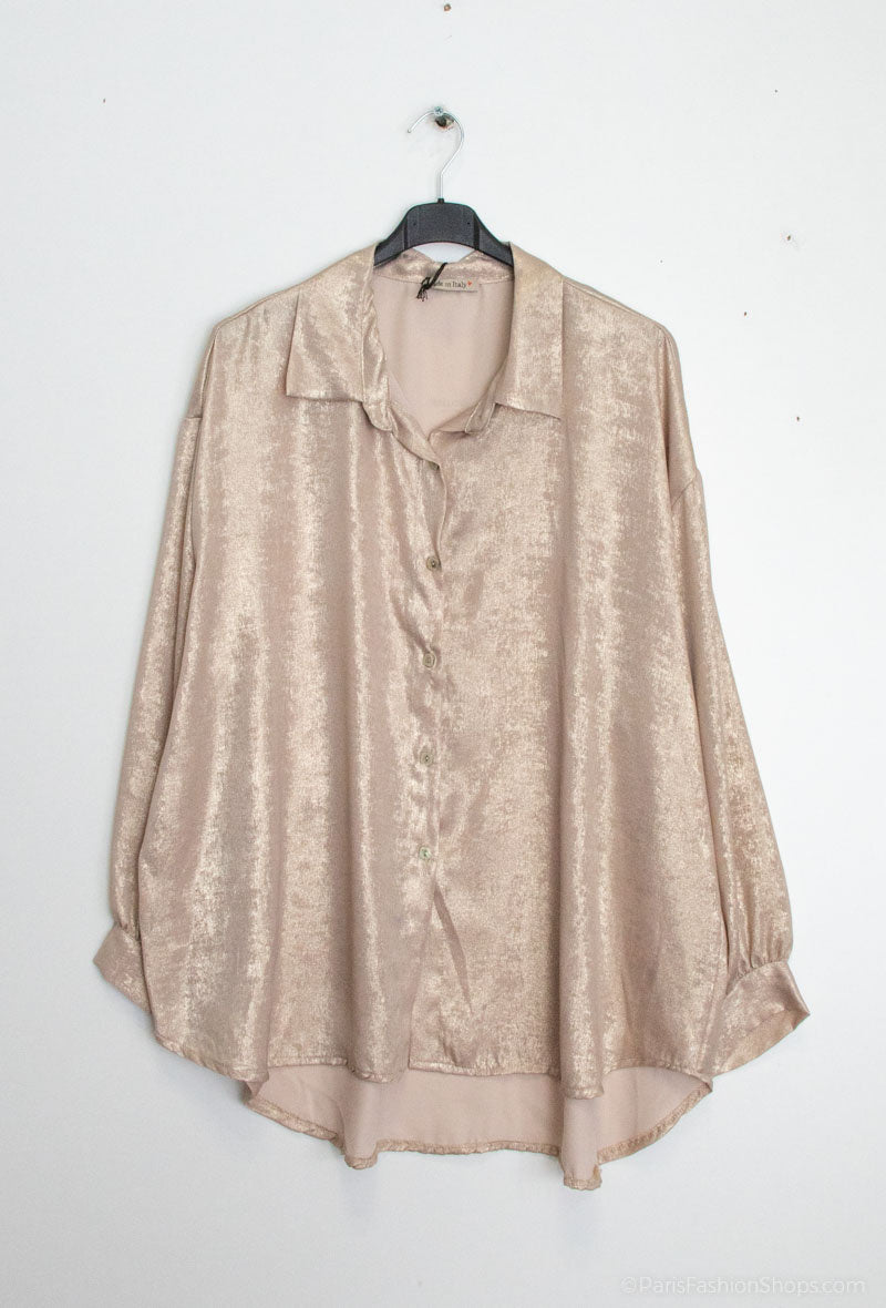 Plus Size T-shirt i Viskos