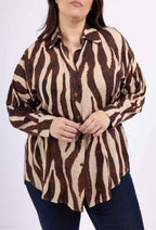 Plus Size Skjorta i Viskos