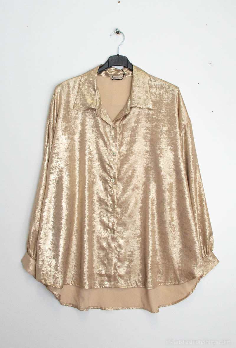 Plus Size T-shirt i Viskos