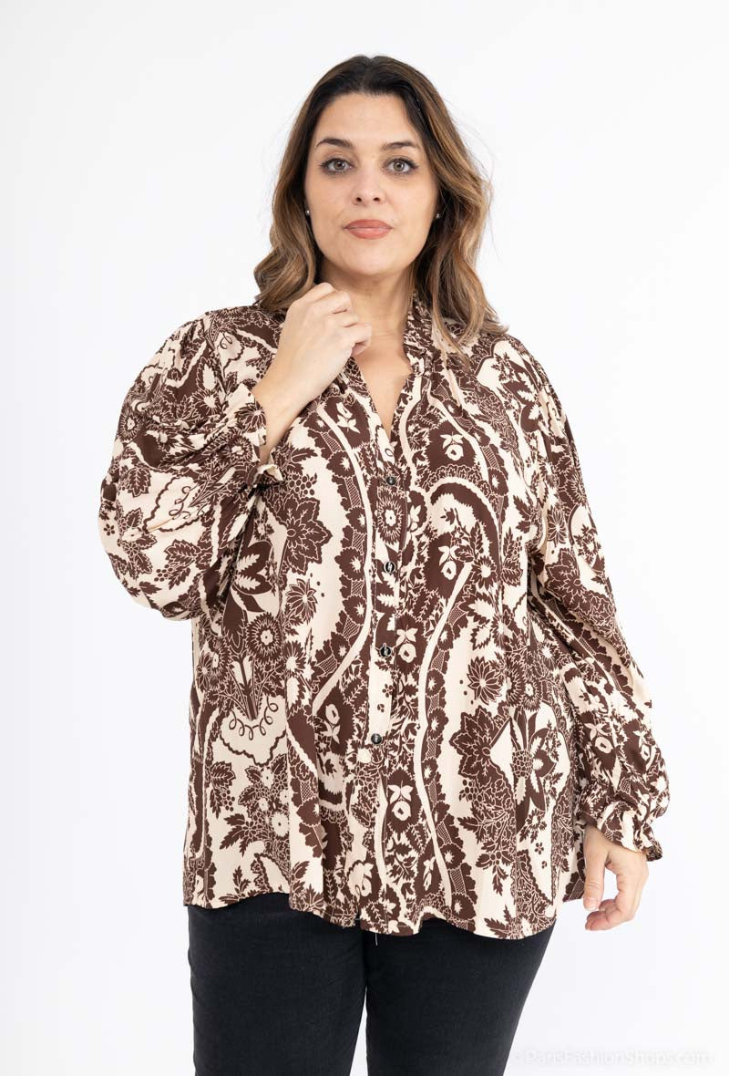 Plus Size Skjorta för Stiliga Kvinnor