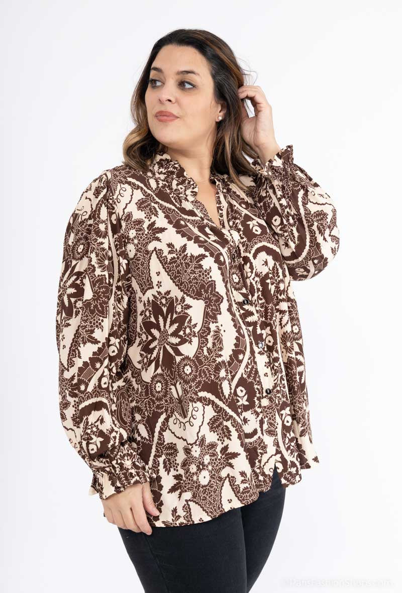 Plus Size Skjorta för Stiliga Kvinnor