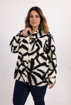Casual solid print skjortor för varje dag i Plus Size