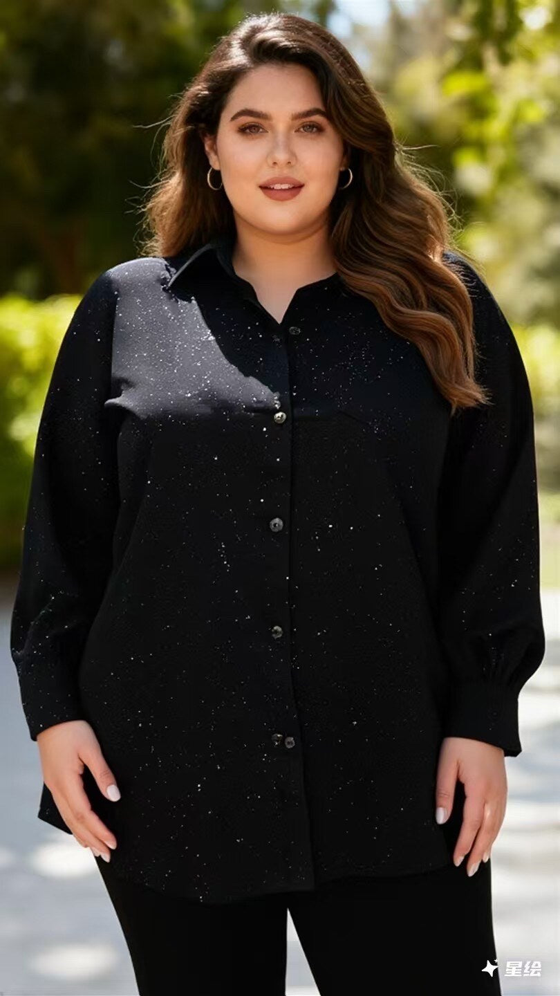 Plus size shirts i Stor Storlek