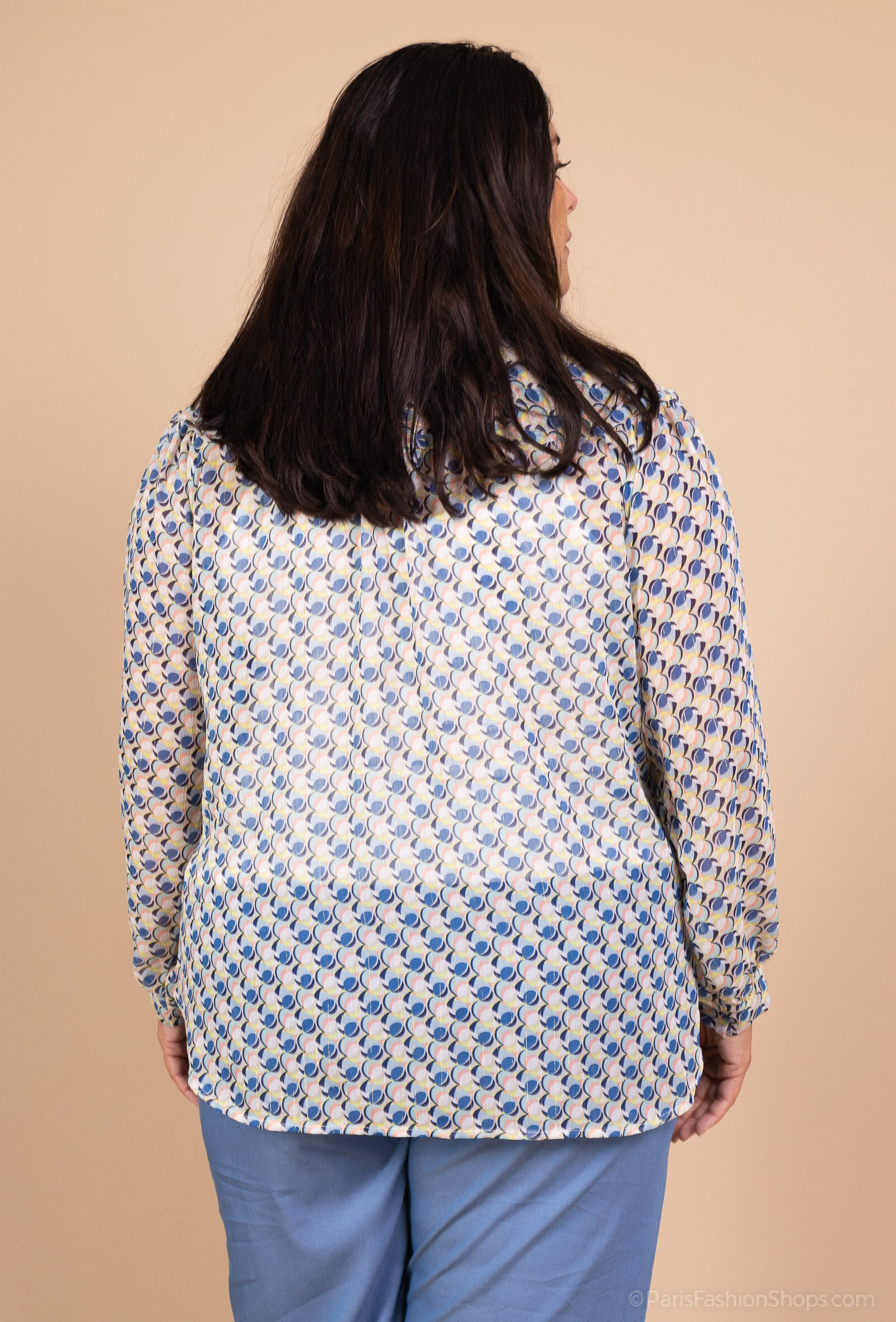 Plus Size Layered Skjortor