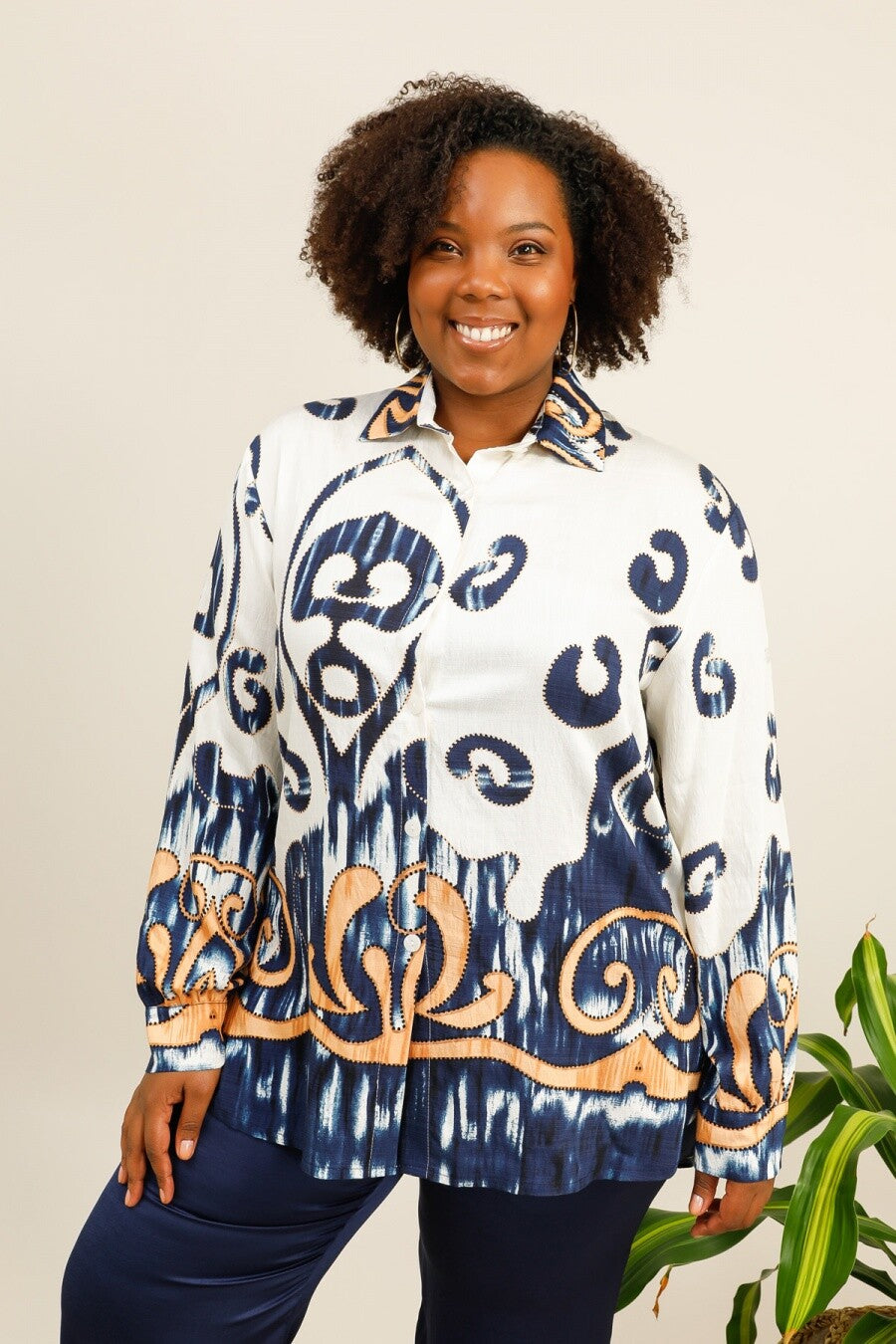 Plus size shirts i Stor Storlek