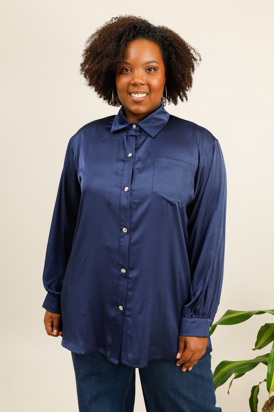 Plus Size Skjortor i Stor Storlek