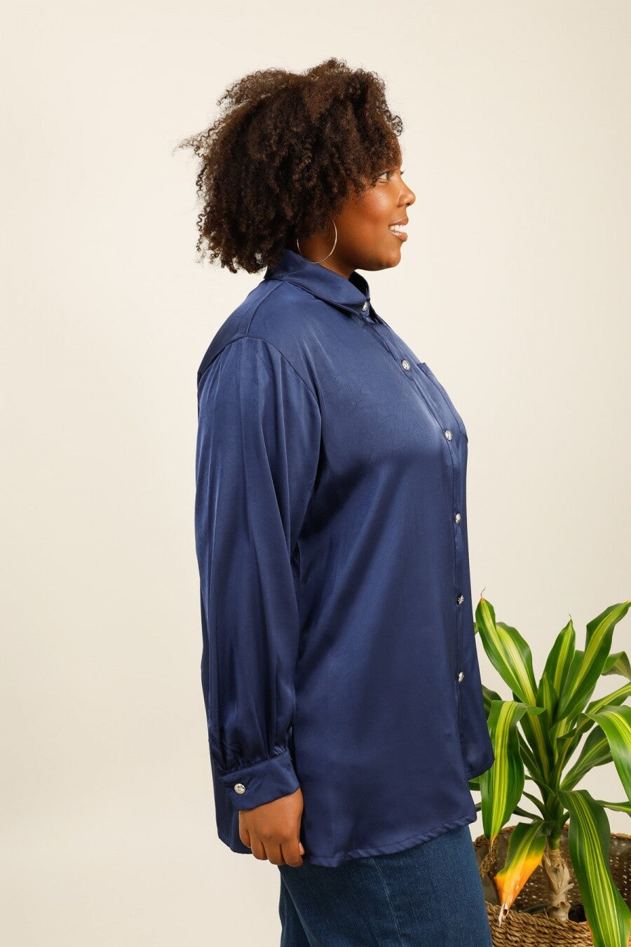 Plus Size Skjortor i Stor Storlek