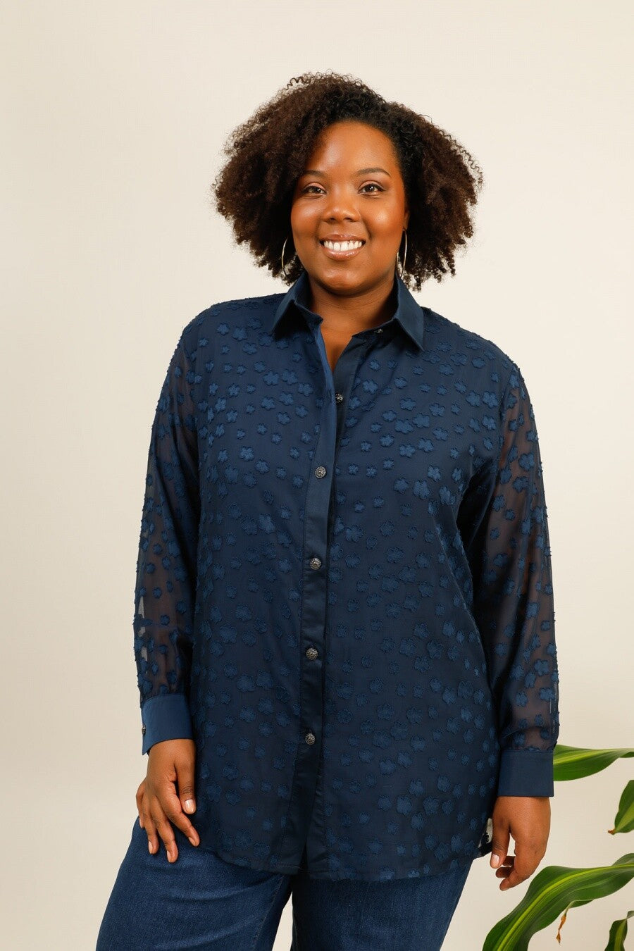 Plus size skjortor i stor storlek