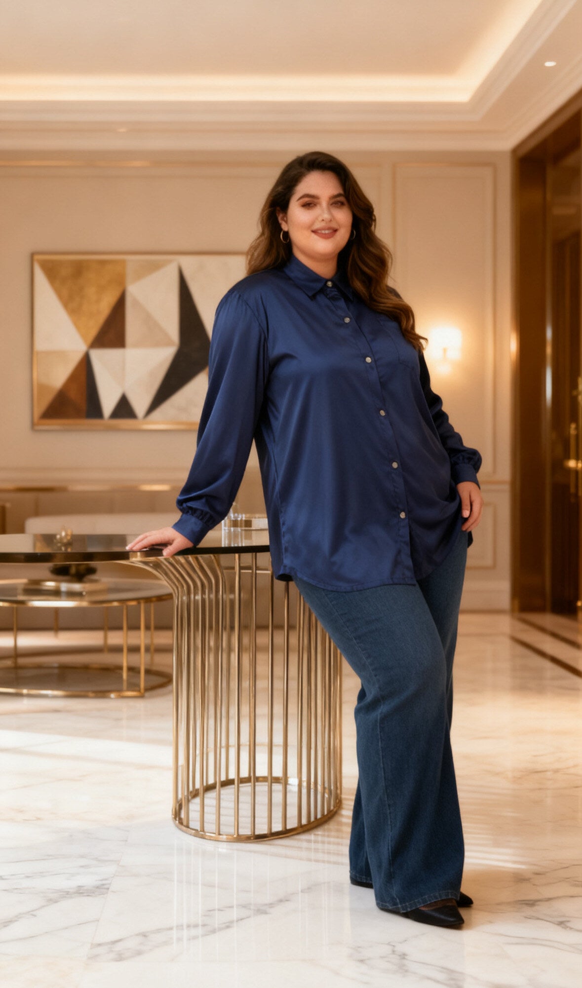 Plus size shirts i Stor Storlek