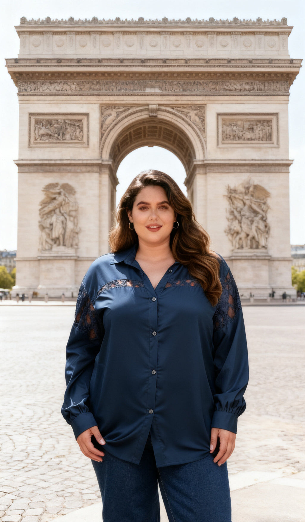 Plus size shirts i Stor Storlek