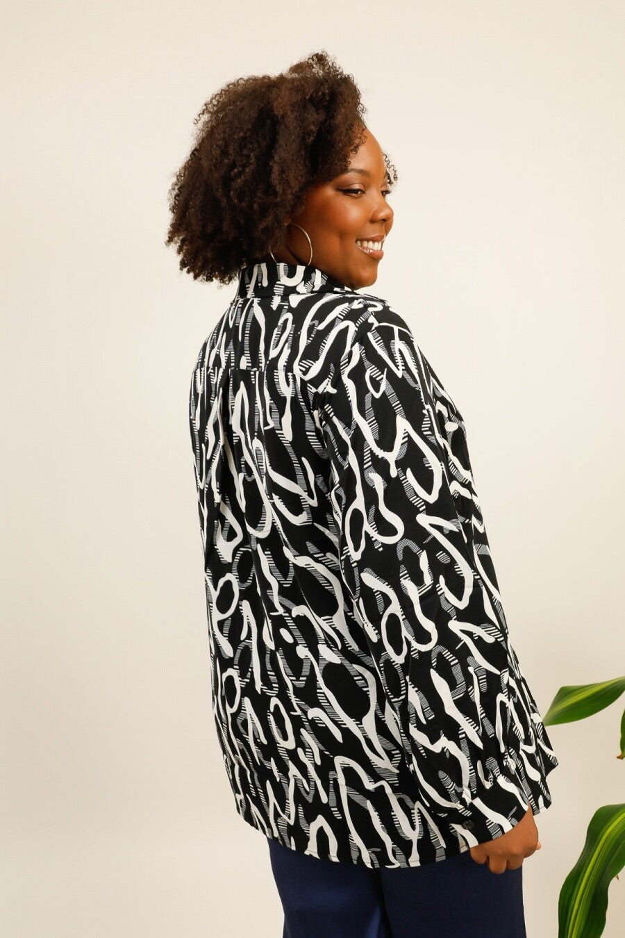 Plus size shirts i Stor Storlek