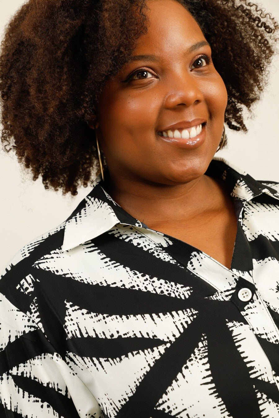 Casual solid print shirts för alla säsonger i stor storlek