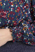 Plus Size Tryckt Skjorta