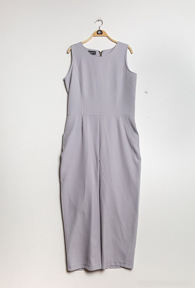 Plus Size Jumpsuit med dragkedja