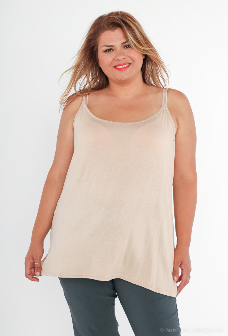 Plus Size Soft Viscose Tank Top
