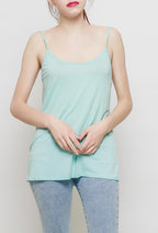 Plus Size Basic Tank Top i Viskos