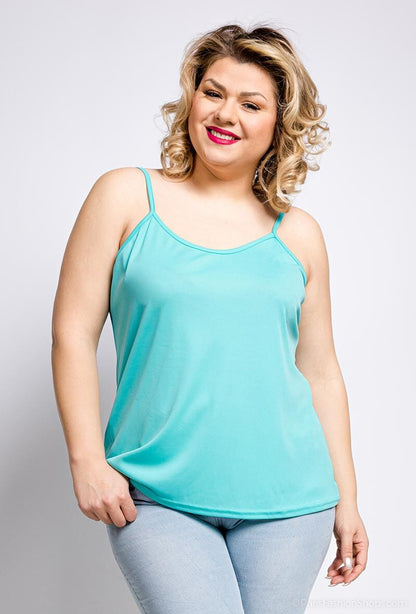 Plus Size Basic Tank Top för Kvinnor