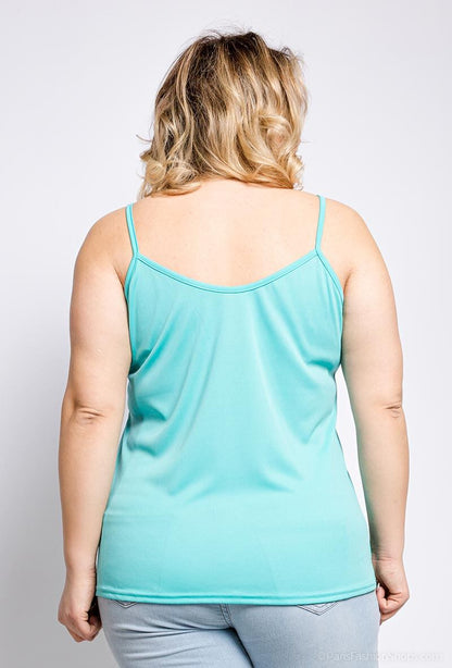 Plus Size Basic Tank Top för Kvinnor