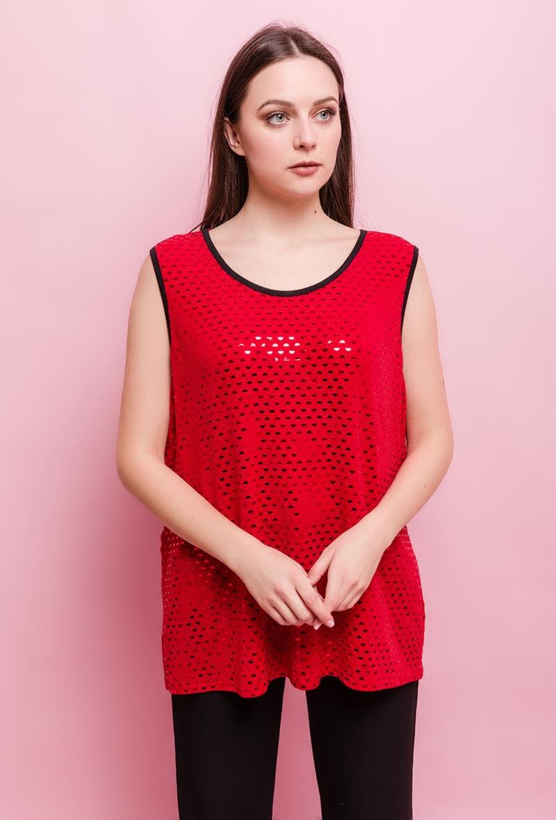 Plus Size Shiny tank top