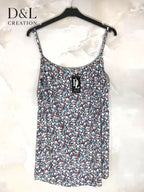 Plus Size Crystal Printed Tank Top