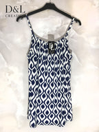 Plus Size Crystal Printed Tank Top
