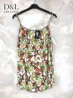 Plus Size Crystal Printed Tank Top