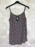 Plus Size Crystal Printed Tank Top