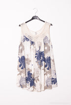 Plus Size Tryckt Linne
