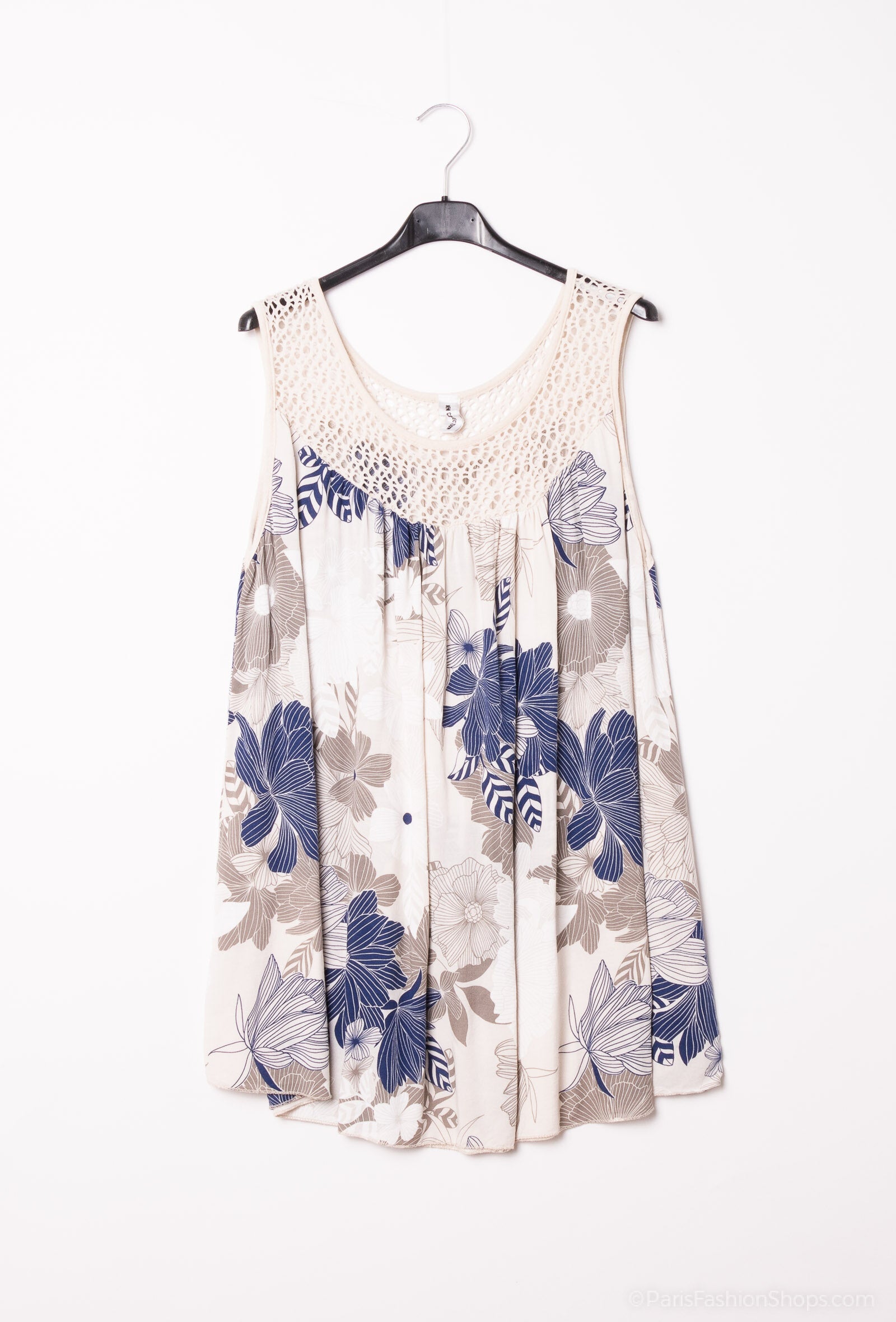 Plus Size Tryckt Linne