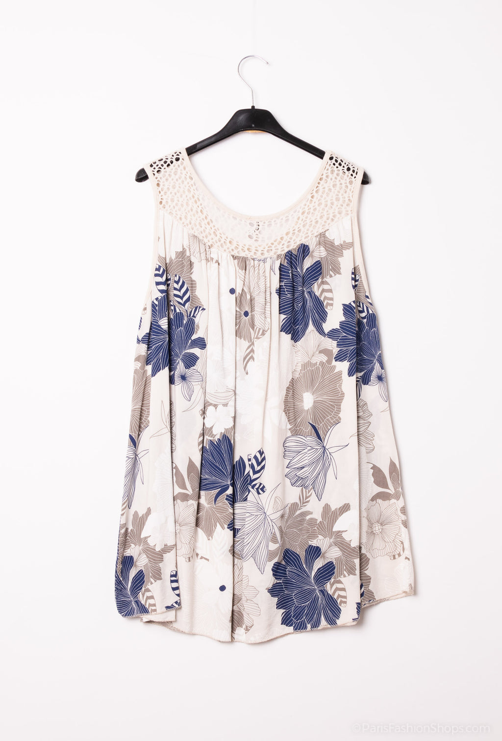 Plus Size Tryckt Linne