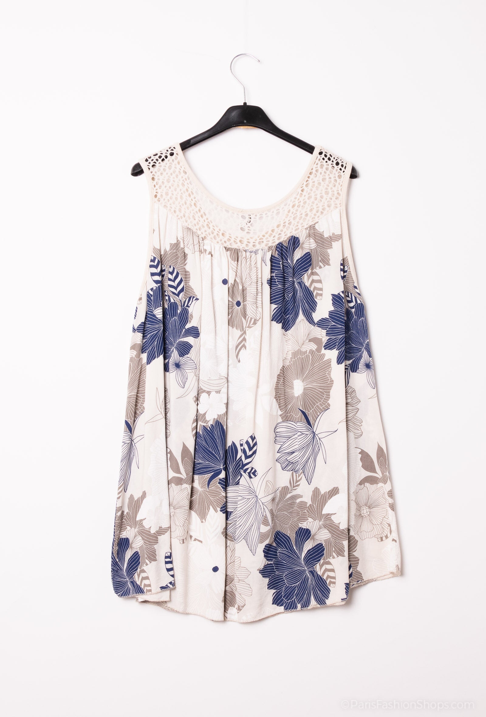 Plus Size Tryckt Linne