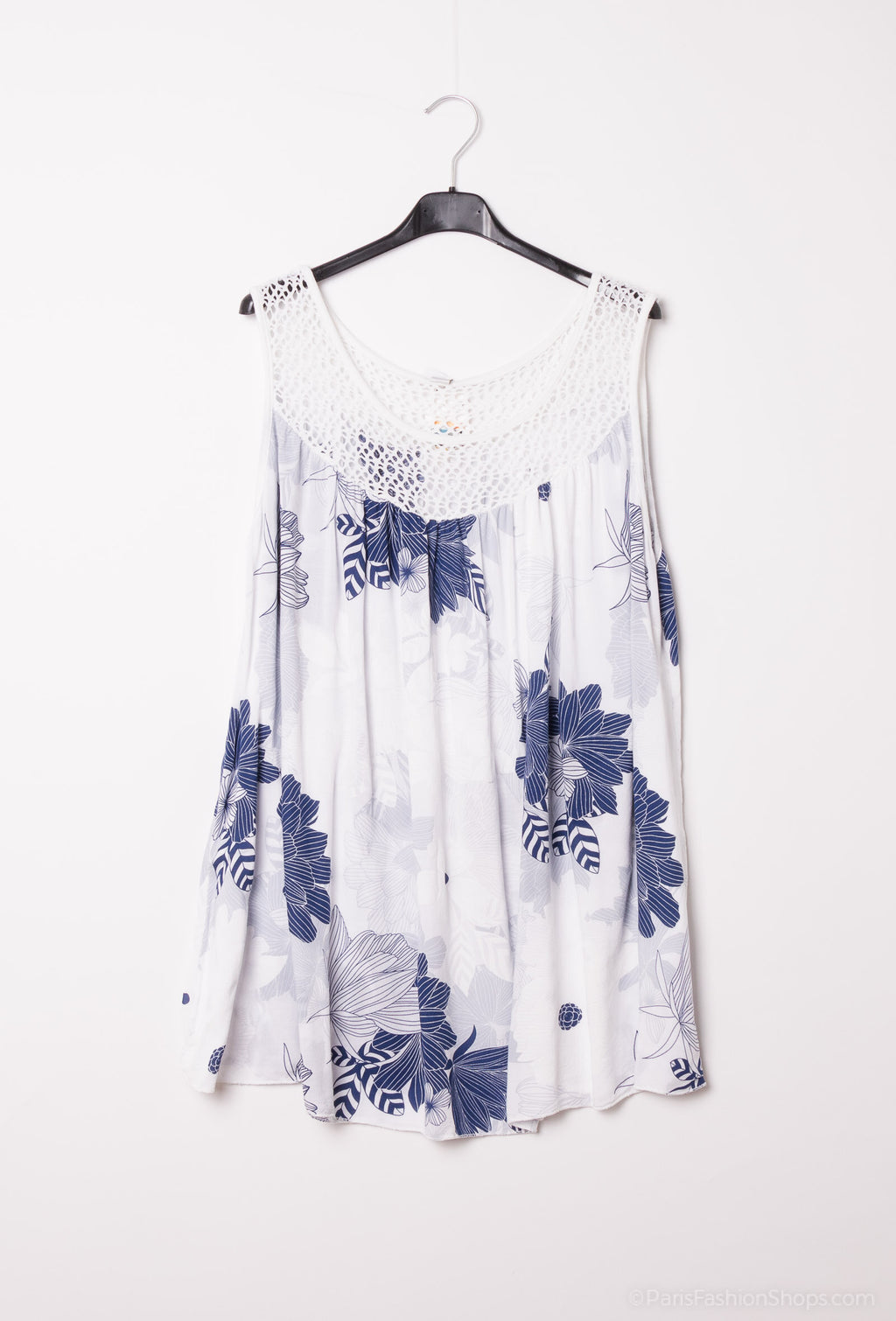 Plus Size Tryckt Linne