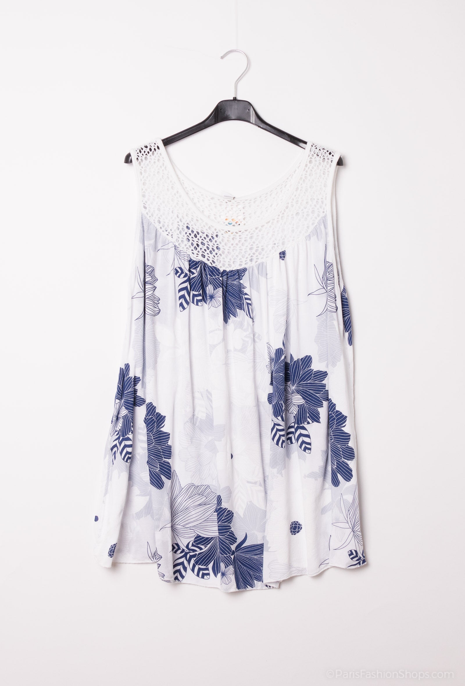 Plus Size Tryckt Linne