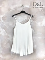 Plus Size Fluid pleated tank top size 38 to 48
