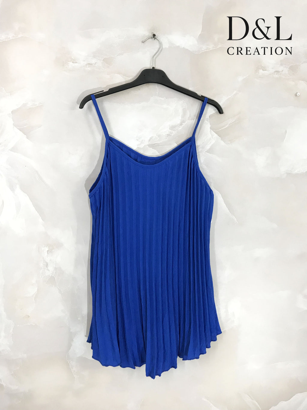 Plus Size Fluid pleated tank top size 38 to 48