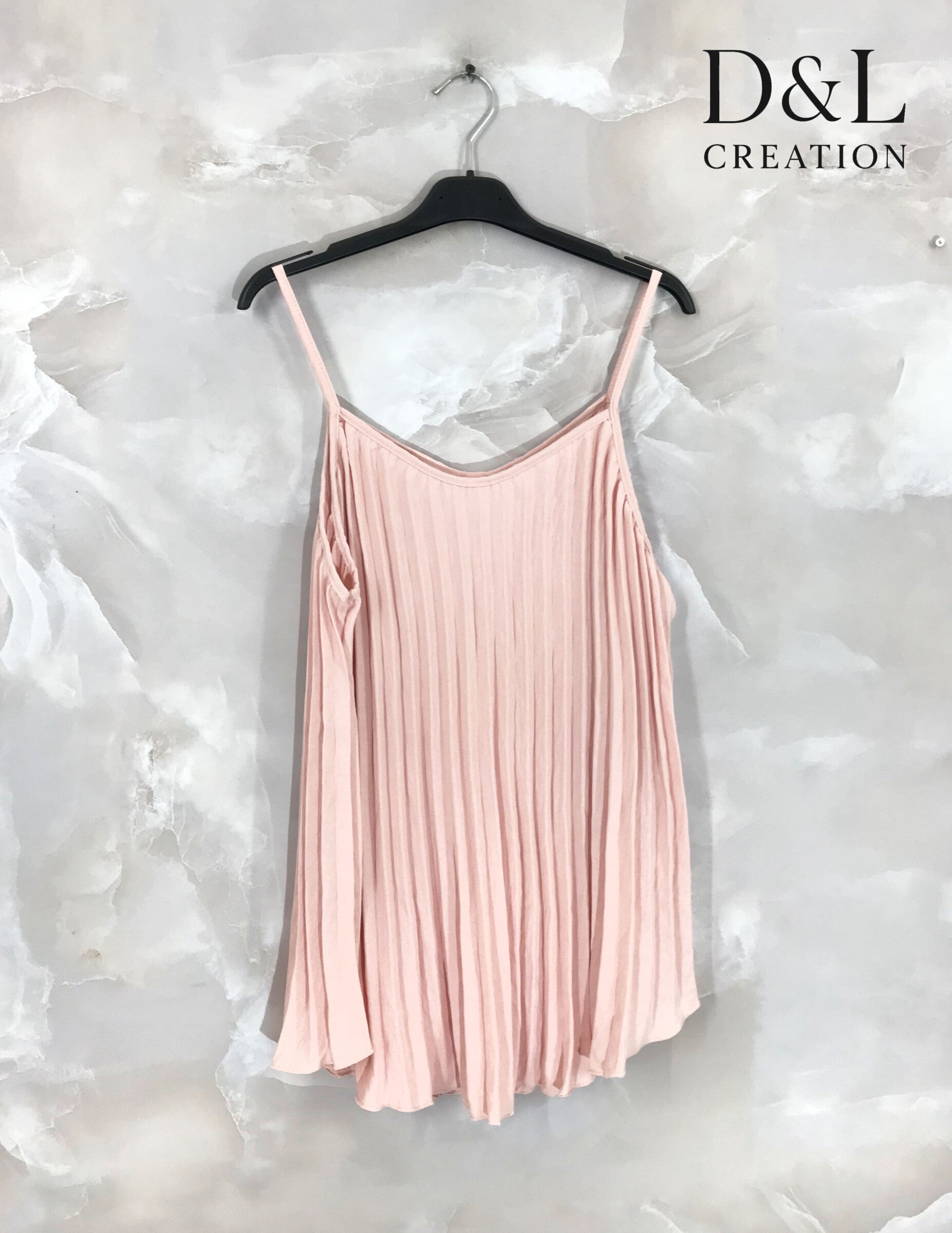 Fluid pleated tank top size 38 to 48 i Stor Storlek