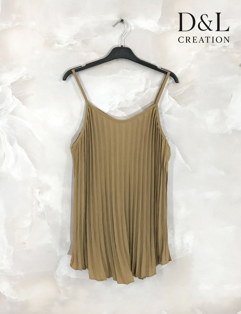 Plus Size Fluid pleated tank top size 38 to 48
