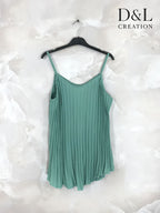 Plus Size Fluid pleated tank top size 38 to 48
