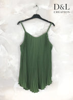 Plus Size Fluid pleated tank top size 38 to 48