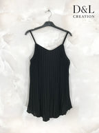 Plus Size Fluid pleated tank top size 38 to 48
