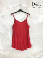 Fluid pleated tank top size 38 to 48 i Stor Storlek