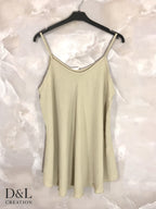 Plus Size Uni flared tank top T38 to T50