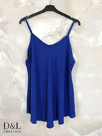Plus Size Uni flared tank top T38 to T50