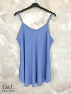 Plus Size Uni flared tank top T38 to T50
