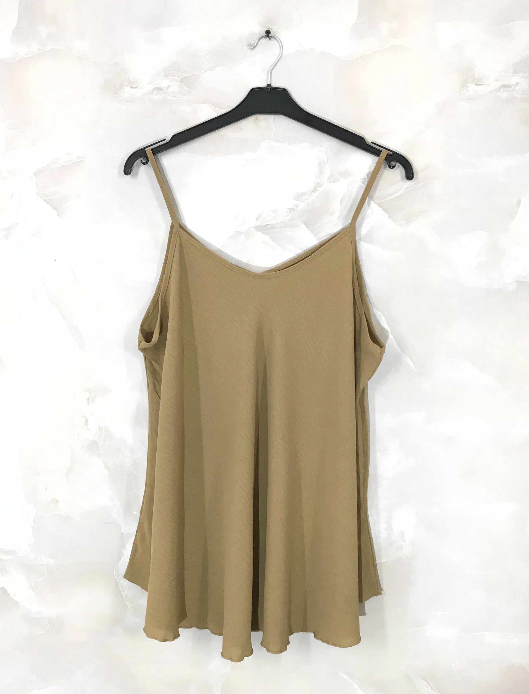 Plus Size Uni flared tank top T38 to T50