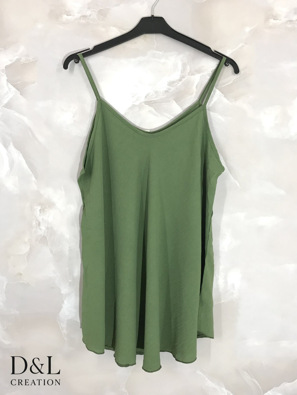 Plus Size Uni Flared Tank Top T38 till T50