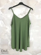 Plus Size Uni Flared Tank Top T38 till T50