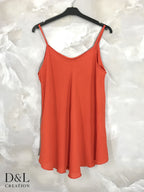 Plus Size Uni Flared Tank Top T38 till T50